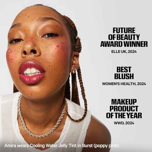 Milk Makeup Cooling Water Jelly Tint ? Sheer Lip + Cheek Stain with Vegan Collagen, Seawater + Aloe ? Hydrating, Long-Lasting, Buildable Lip Tint + Blush