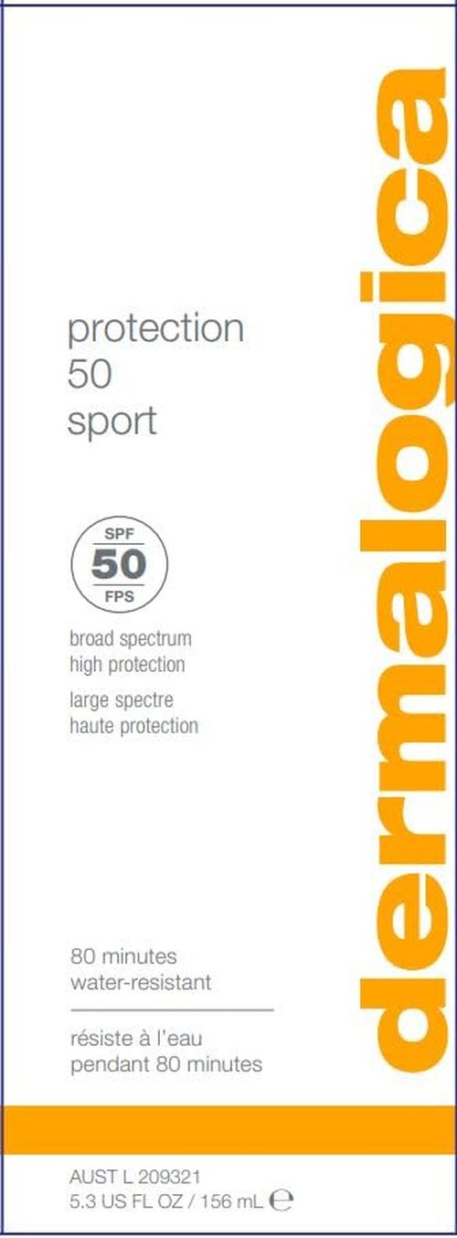 Dermalogica Protection 50 Sport Sunscreen SPF50 - Broad Spectrum Sunscreen Lotion for Face and Body, 5.3 Fl Oz