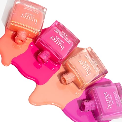butter LONDON Patent Shine 10X Nail Lacquer, Helps Protect & Strengthen Nails, Gel-Like Finish & Chip-Resistant, 10-Free Formula, Vegan, Cruelty & Paraben Free, Hottie Tottie