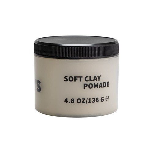RUDY's Soft Clay Pomade - Lightweight, Pliable Hold for Waves & Texture - Paraben Free (4.8 oz)