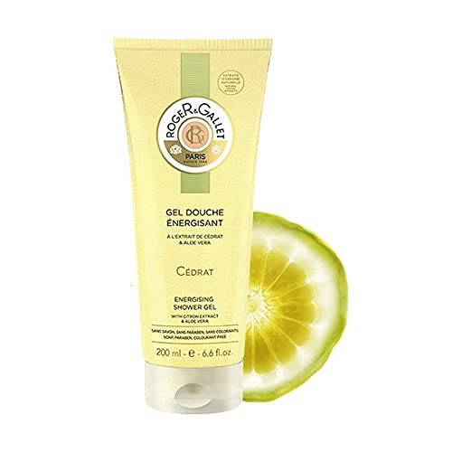 Roger & Gallet | Citron Body Wash & Shower Gel for Women | 6.6 Oz Tube - Refreshing Citrus Scent