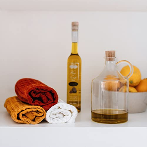 sea me at home Waffle Washcloths Set, 100% Turkish Cotton