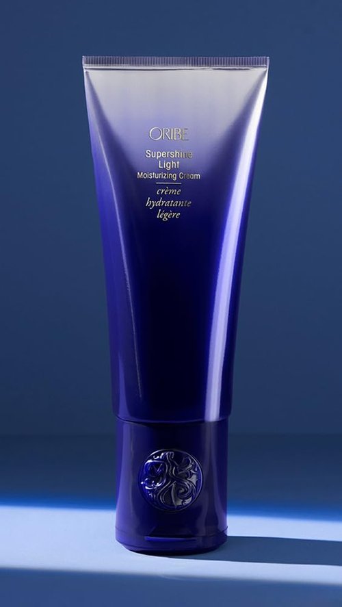 Oribe Supershine Light Moisturizing Styling Cream - Smooth Frizz & Add Shine - 5 oz, Ideal for Fine & Medium Hair