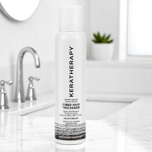Keratherapy Keratin Infused Hair Thickener Spray - Volumizing Medium Brown Formula, 4 fl. oz.