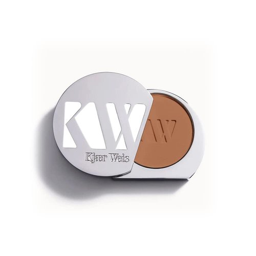 Kjaer Weis Bronzer Powder - Matte Warm Terracotta Contour for Natural Tan | Organic, Cruelty-Free Makeup