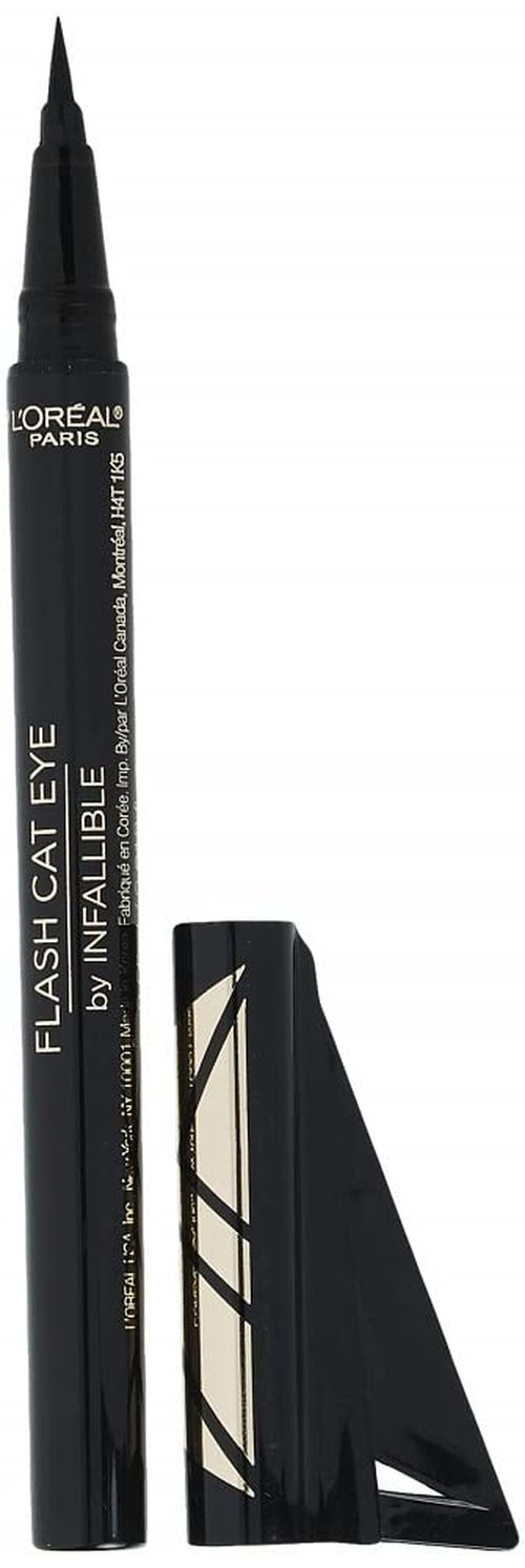 L'Oreal Paris Infallible Flash Cat Eye Liquid Eyeliner - Waterproof, Black, 0.44 oz.