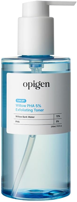 Skiennix Low pH Willow PHA 5% Exfoliating Toner - Gentle Daily Formula for Bright, Smooth Skin | 7.1 Fl Oz