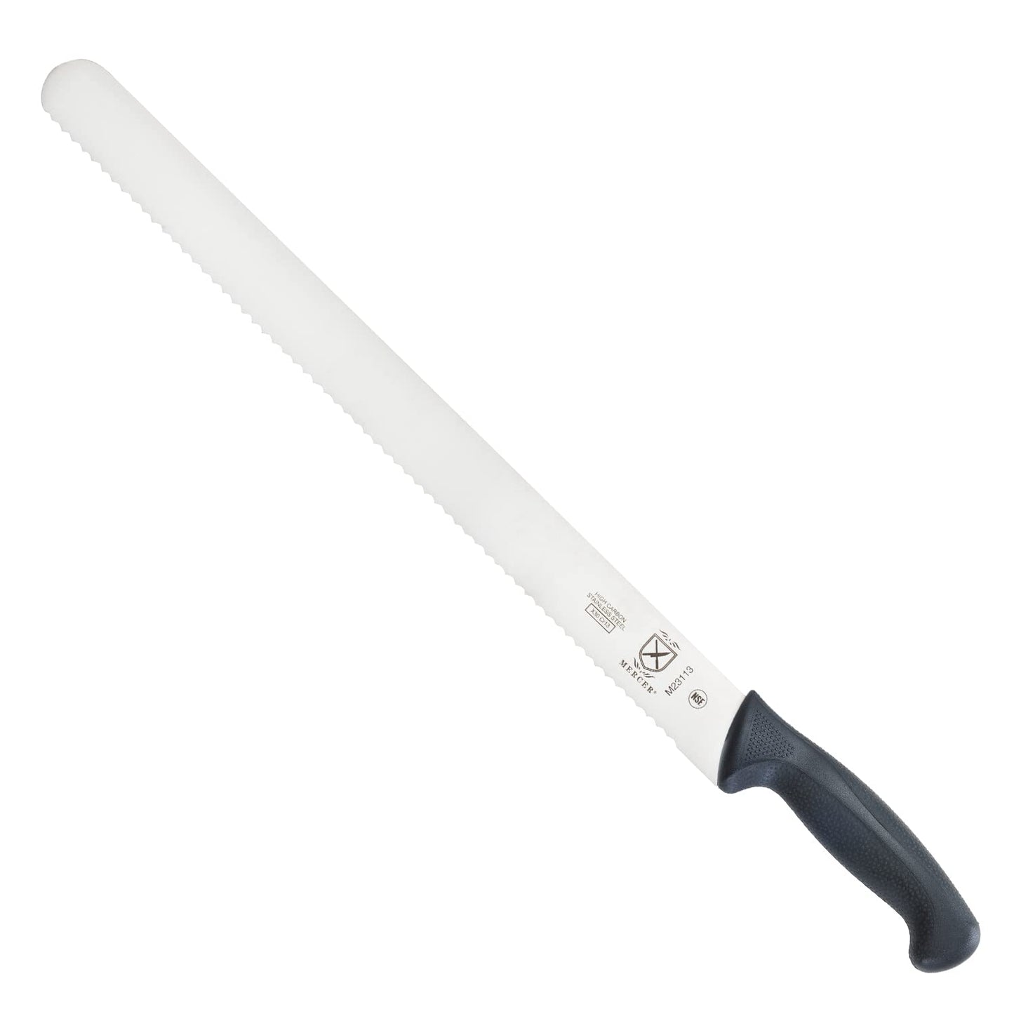 Mercer Culinary M18134BK Bread Knife, 6-Inch, Millennia Black