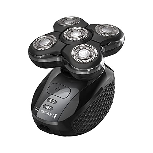 Bundle of Remington Balder Pro Head Shavers for Bald Men, Cordless Shaver, 100% Waterproof for Wet & Dry Shaving, Black + Balder Pro Head Rotary Shaver Head Replacement Assembly