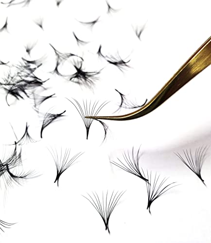 1000 Premade volume fans Mixed lengths 9-16mm loose Fans C, D Curl. Handmade eyelash extensions supplies Russian volume lash promade fan 4D 5D 6D 7D 8D 9D 10D (Curl D, 5D - 0.07)