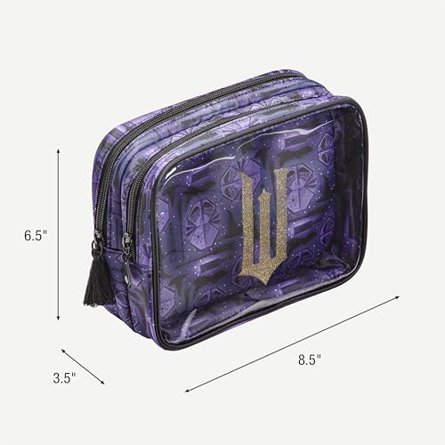 Wicked Purple Double Zip Organizer - Toiletry Bag - Makeup Bag - Travel Makeup Bag - travel essentials - Makeup Organizer - Gifts for her - Conair