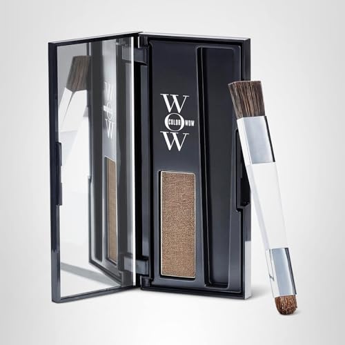 COLOR WOW Root Cover Up, Light Brown – Instant Grey Coverage and Temporary Touch-Up, Water and Sweat Resistant, No mess Award-Winning Formula