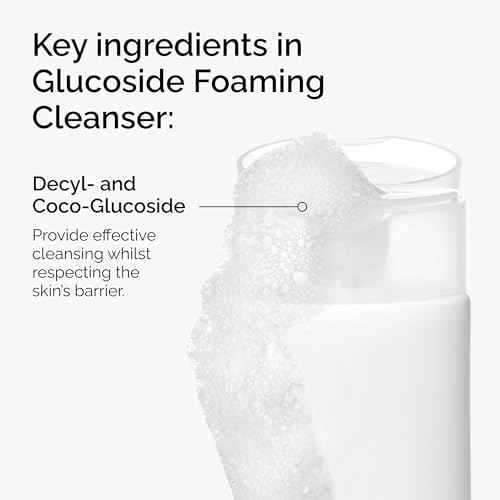 The Ordinary Glucoside Foaming Cleanser, Gentle Foaming Face Wash for All Skin Types Including Sensitive Skin, 5.1 Fl Oz