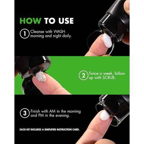 Tiege Hanley Men¡¯s Skin Care Set, Essential Routine (System Level 1) ? Face Wash, Scrub & Moisturizer for Healthier, Hydrated Skin | Daily Men¡¯s Skin Care Kit for Sensitive skin & Dryness Protection