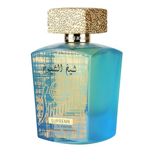 Lattafa Sheikh Al Shuyukh Supreme ? Spicy, Sweet, Woody, Amber ? Eau de Parfum Spray Long-Lasting Fragrance for Unisex, 3.4 Ounce / 100 ml