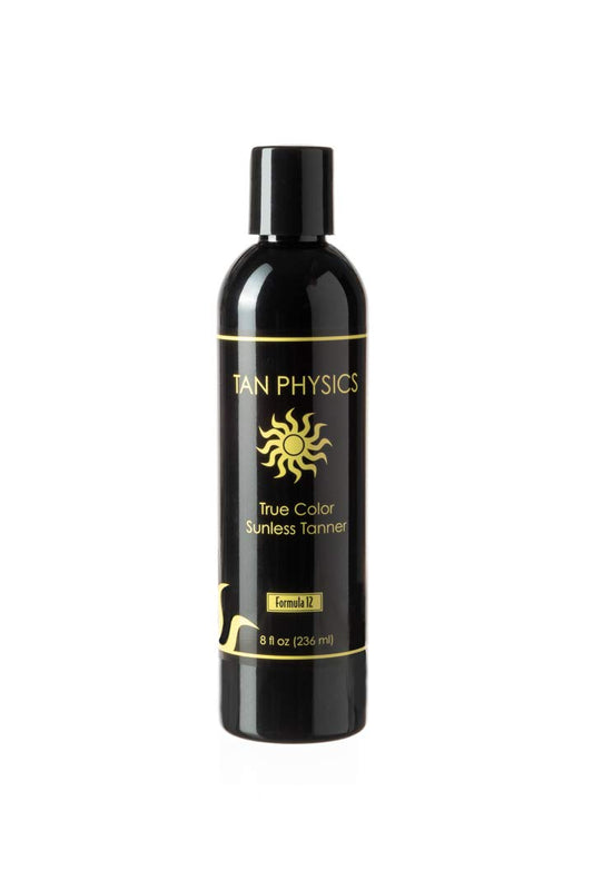 Tan Physics Sunless Tanner - Natural-Looking Tan | 8oz Bottle for Flawless Skin