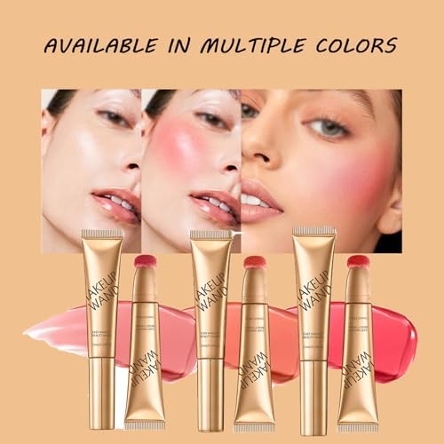 Skiennix Contour Wand & Blush Wands Duo - 2-In-1 Liquid Contour & Blush Stick for Women, Cream Makeup