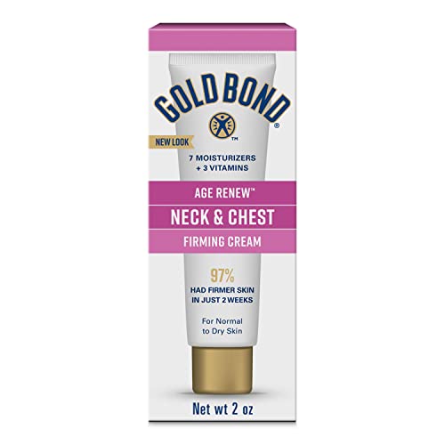 Gold Bond Age Renew Neck & Chest Firming Age Renew Cream, 2 oz., Clinically Tested Skin Firming Cream