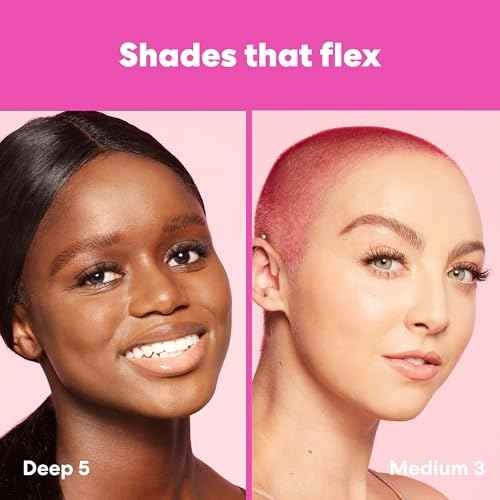 Beautyblender 12-Hour Always on Radiant Skin Tint, Breathable Serum Foundation Stays Put for All Day Long Wear, Infused with Hyaluronic Acid & Niacinamide, Medium 1