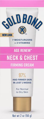 Gold Bond Age Renew Neck & Chest Firming Age Renew Cream, 2 oz., Clinically Tested Skin Firming Cream