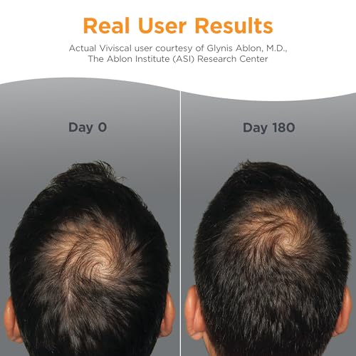 Viviscal Men's Hair Growth Supplements for Thicker Fuller Hair, Clinically Proven Collagen Complex, 60 Tablets 1 Month Supply