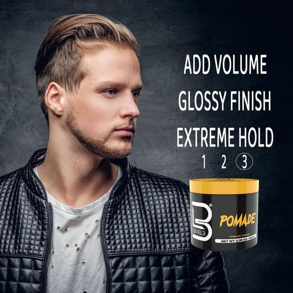L3 Level 3 Pomade - Long-Lasting Hold for Enhanced Hair Strength and Volume