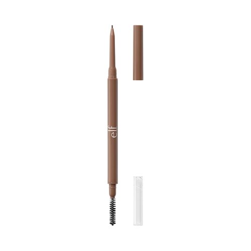 e.l.f. Micro-Fine Brow Pencil - Waterproof Brow Color & Spoolie for Natural Feathered Finish | Vegan Espresso