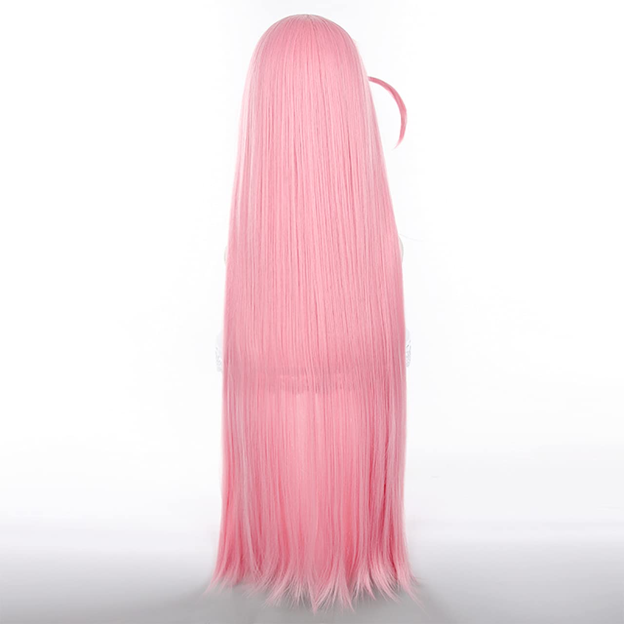 Long Straight Pink Wig Cosplay Anime Bocchi the Rock Gotou Hitori Role Women Costume High Temperature Silk Hair Replacement Wigs for Girl Party Christmas Halloween Daily Wear(Gotou Hitori)