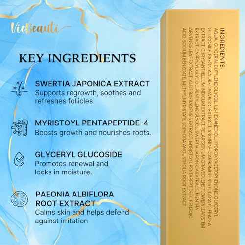 VieBeauti Eyebrow Growth Serum 5mL: Eyebrow Serum to Grow Brows with Advanced Formula to Boost Longer Fuller and Thicker Looking Eyebrows