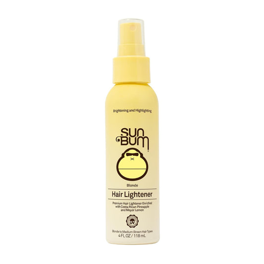 Sun Bum Hair Lightener Spray - UV Protecting Formula for Blonde to Medium Brown Hair - 4 oz