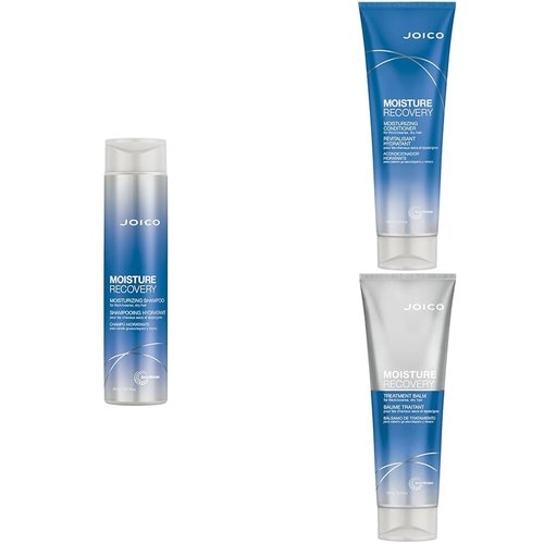 Joico Moisture Recovery Hair Care Set - Moisturizing Shampoo & Conditioner for Thick, Coarse Hair | 10.1oz & 8.5oz