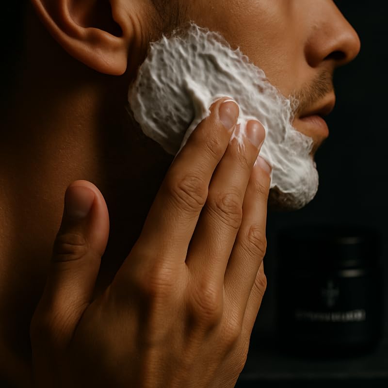 StoneBlade Unscented Shave Cream for Sensitive Skin - Fragrance & Menthol Free | Reduces Razor Burn, 6 oz