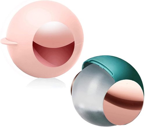 MUEDRT Reusable Gel Lint Roller Ball - Portable Pet Hair Remover for Clothes | 2 Pack, Washable Design