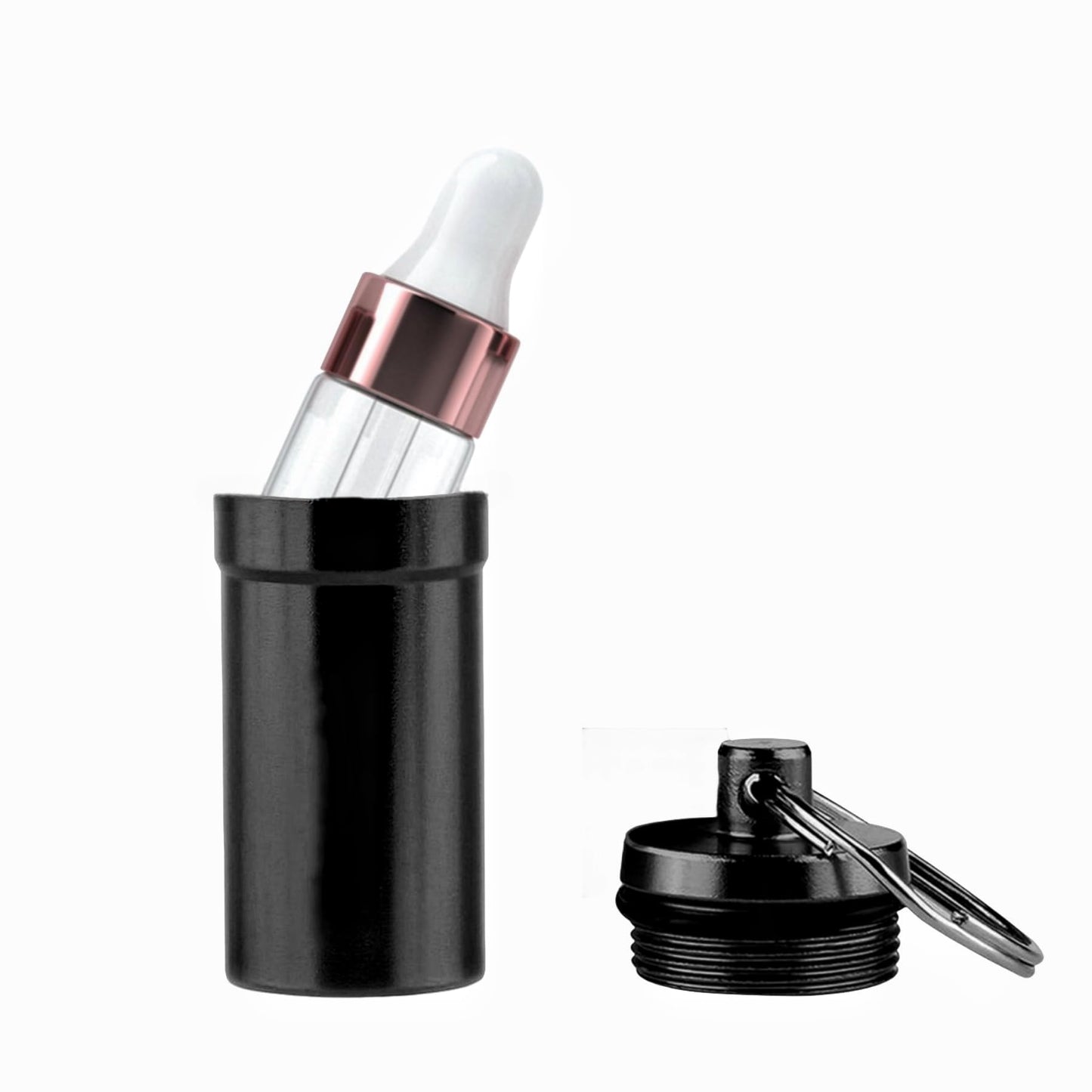 OiwMuOck 8 pcs Travel split bottle Eye dropper glass bottle Anointing oil for prayer Protective travel set for frankincense oil (2 ml)