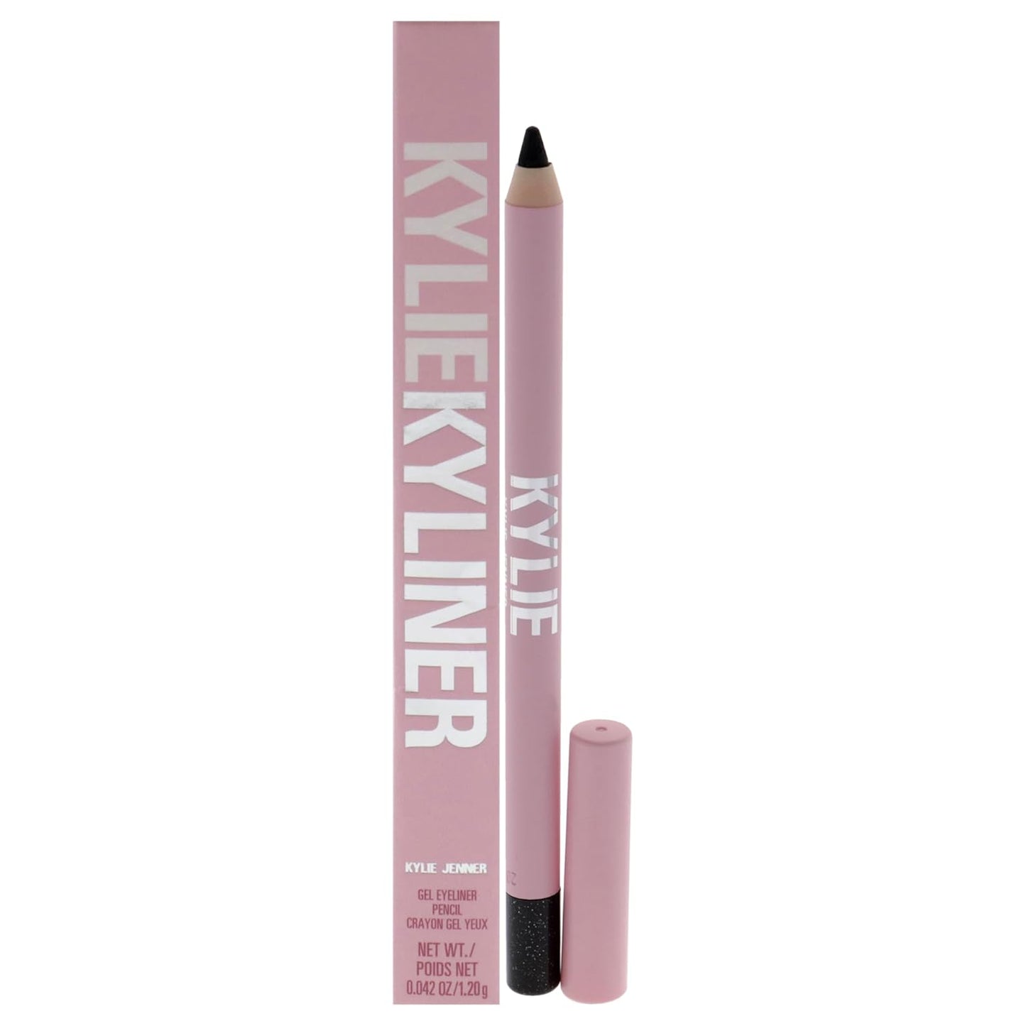 Kylie Cosmetics Gel Eyeliner Pencil - 009 Obsidian Black - Long-Lasting 0.04 oz Formula