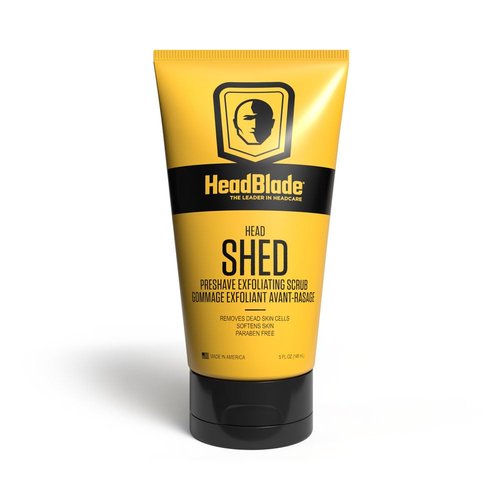 HeadBlade HeadShed Exfoliating Scrub - 5 oz Men's Face Wash & Cleanser for Smooth Shaving