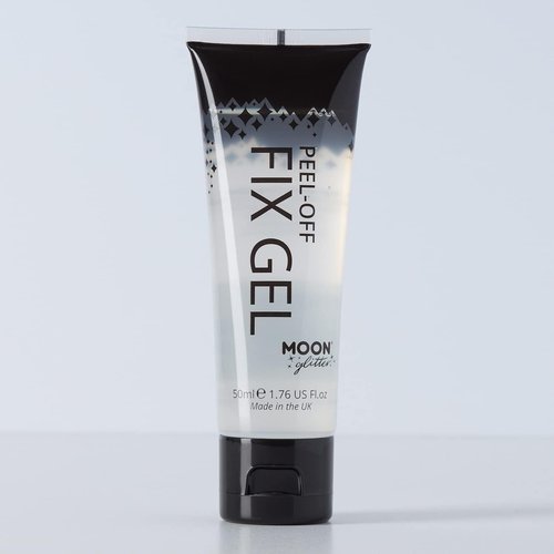 Moon Glitter Peel Off Glitter Fix Gel 50ml - Cosmetic Adhesive Primer for Face & Body, All Glitter Types