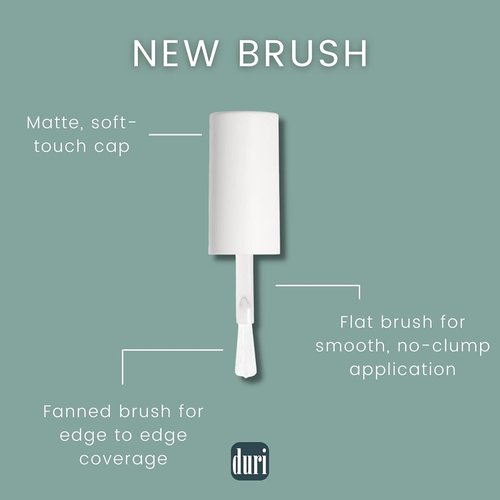duri Nail Polish, 768 Shimmer Reef, Rouge Pink Metallic Shimmer, Full Coverage, Shiny Finish, Fast Drying, Lasting, 0.45 Fl Oz