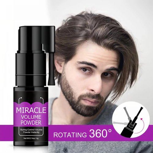 Gowwim Texture Powder - 360° Rotating Nozzle Design for Instant Volume & Oil Control | Non-Greasy 4g