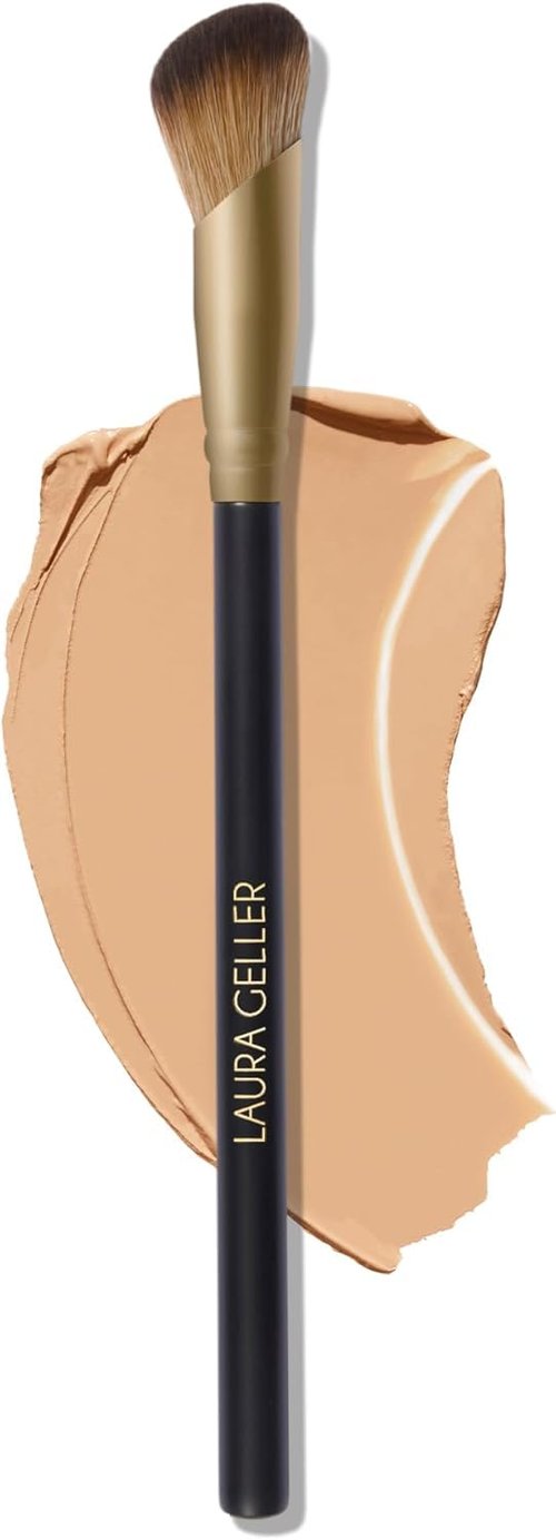 Laura Geller New York Angled Precision Concealer Brush - Professional Makeup Tool - Cruelty-Free
