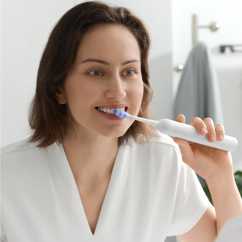 usmile Replacement Toothbrush Heads - Ergonomic Design with Silicone Cushion | Gentle on Gums, 2 Pack