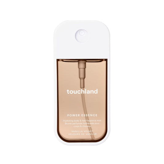 Touchland Hydrating Body & Hair Fragrance Mist - Vanilla Velvet | 2 FL OZ Travel Size Perfume Spray with Notes of Vanilla, Muguet & Almond