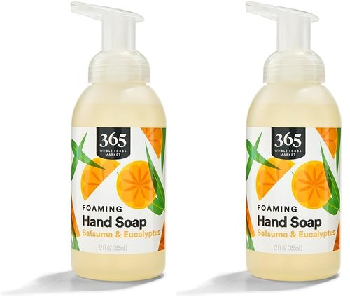 365 by Whole Foods Market - Foaming Hand Soap - Satsuma Eucalyptus Scent - 12 Fl Oz (Pack of 2)