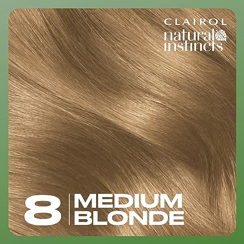 Clairol Natural Instincts Demi-Permanent Hair Dye, 7 Dark Blonde Hair Color, Pack of 1