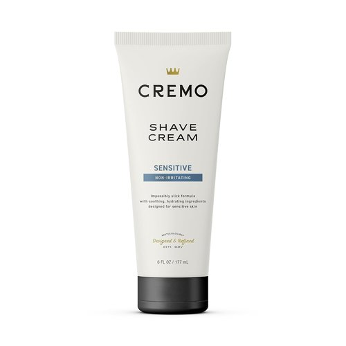 Cremo Sensitive Shave Cream - Ultra-Slick Formula for Men | Fights Nicks & Razor Burn, 6 Fl Oz