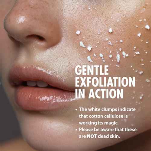 Ebanel Exfoliating Face Scrub Peeling Gel, Brightening Moisturizing Cleanser, Dead Skin Remover for Face, Exfoliating Facial Wash with Centella, Hyaluronic Acid, Vitamin C & E