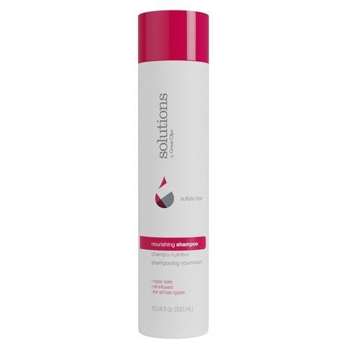 Great Clips Nourishing Shampoo - Argan Oil Formula | 10oz | Sulfate & Paraben Free | Moisturizes & Restores Shine