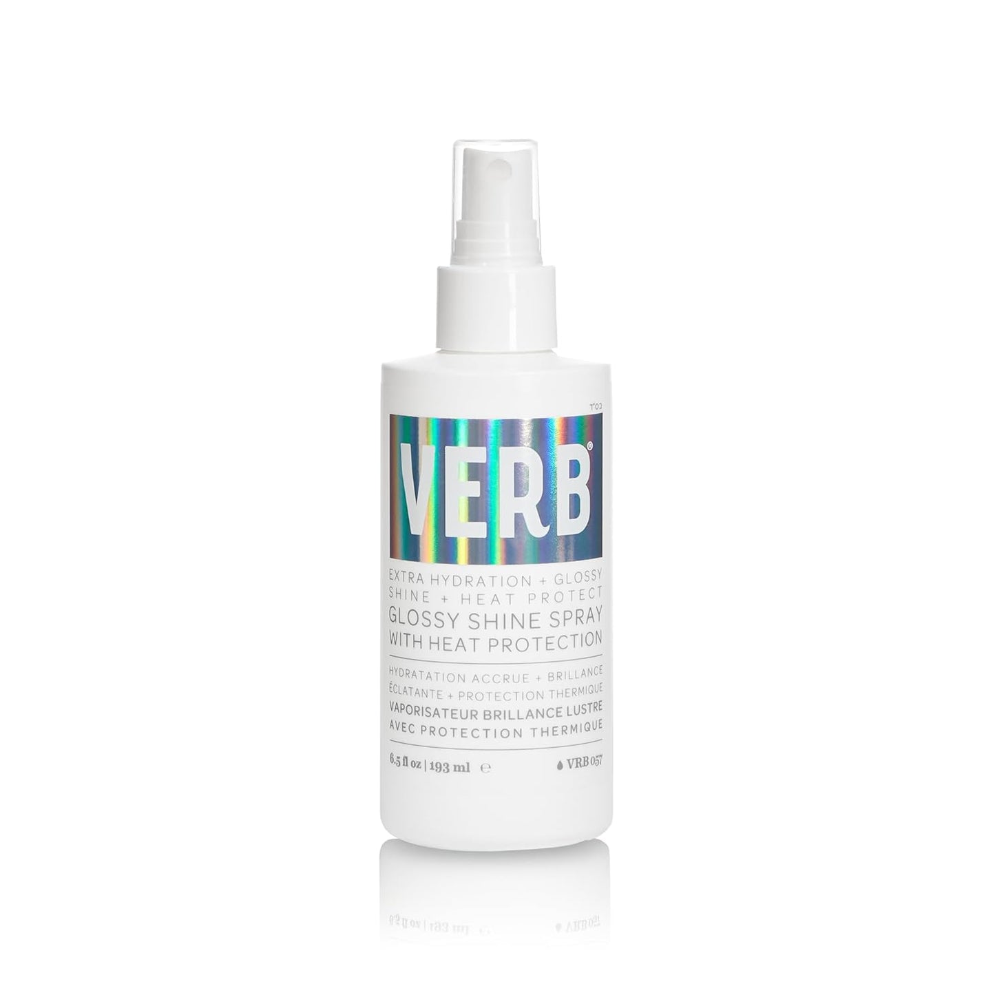 VERB Glossy Shine Spray - Moisturizing Heat Protection for High Shine Styling - Vegan & Paraben-Free