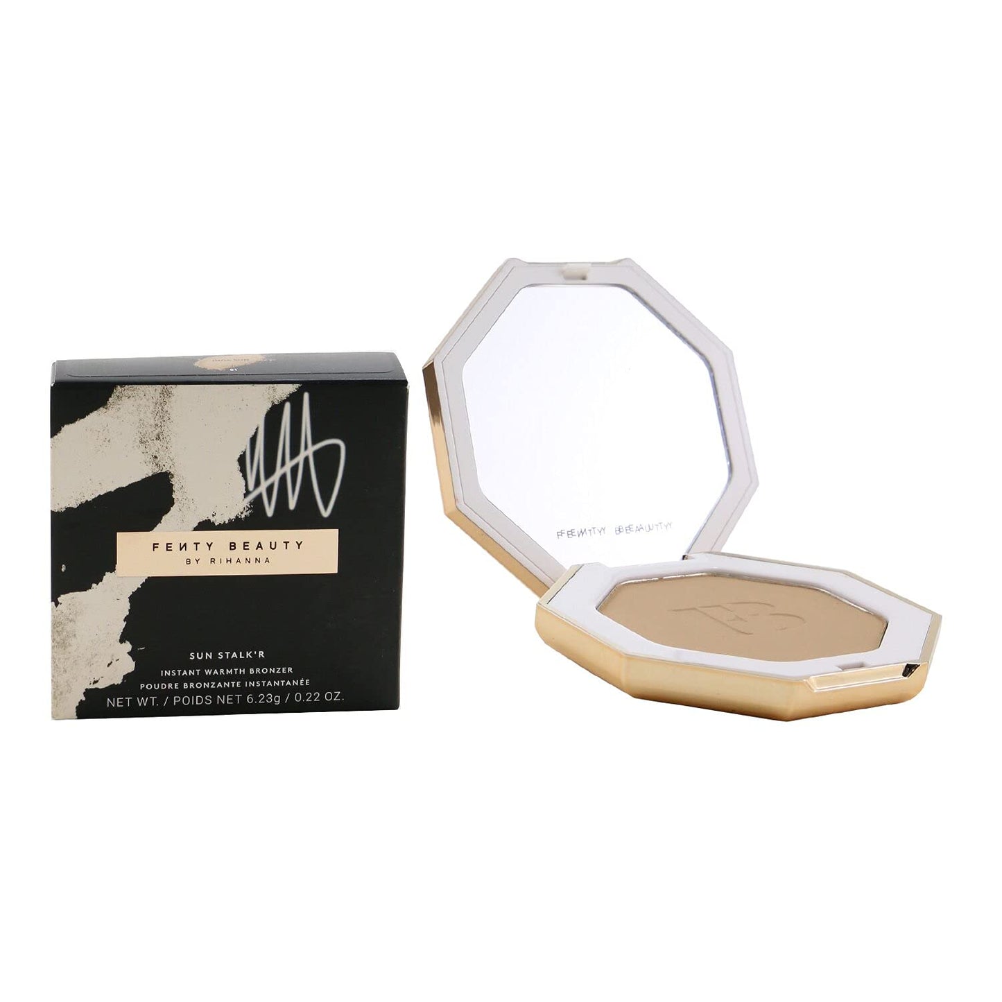 Sun Stalkr Instant Warmth Bronzer - 03 Private Island by Fenty Beauty for Women - 0.22 oz Bronzer