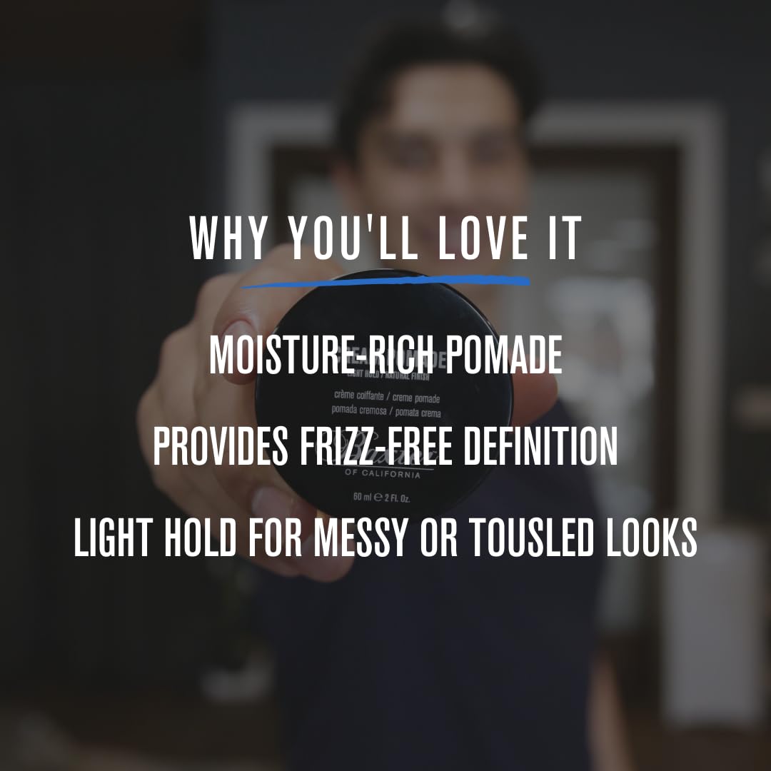 Baxter of California Hair Pomade - Natural Finish with Light Hold | Ideal for Men